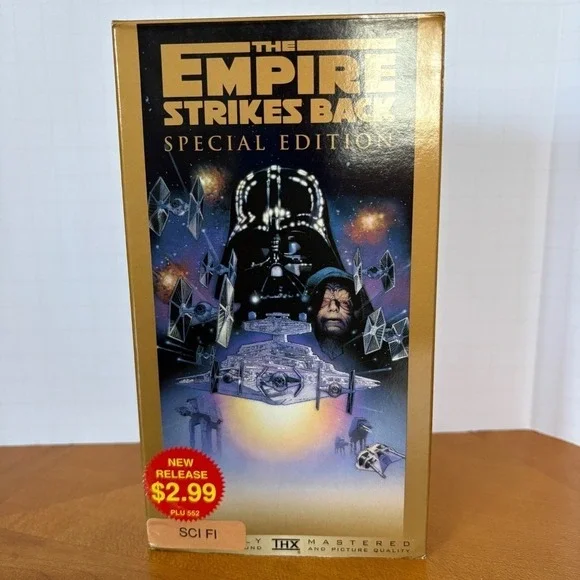 Star Wars Original Trilogy Special Edition VHS (1997) Gold Box Set THX PG Rental - Picture 11 of 16